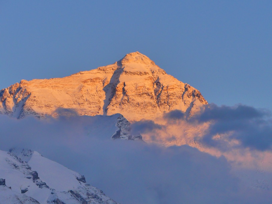 Everest north side from base camp